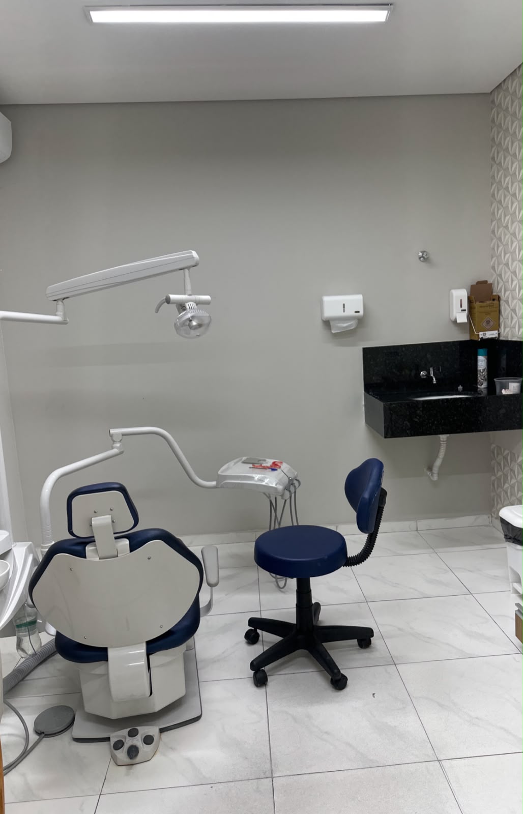 Sala de atendimento odontológico da Sorria Sim Colombo